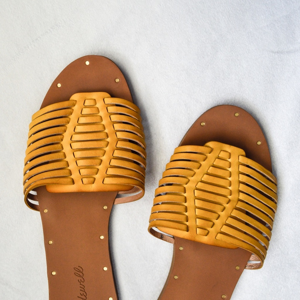 Madewell  Mustard Yellow Sandals